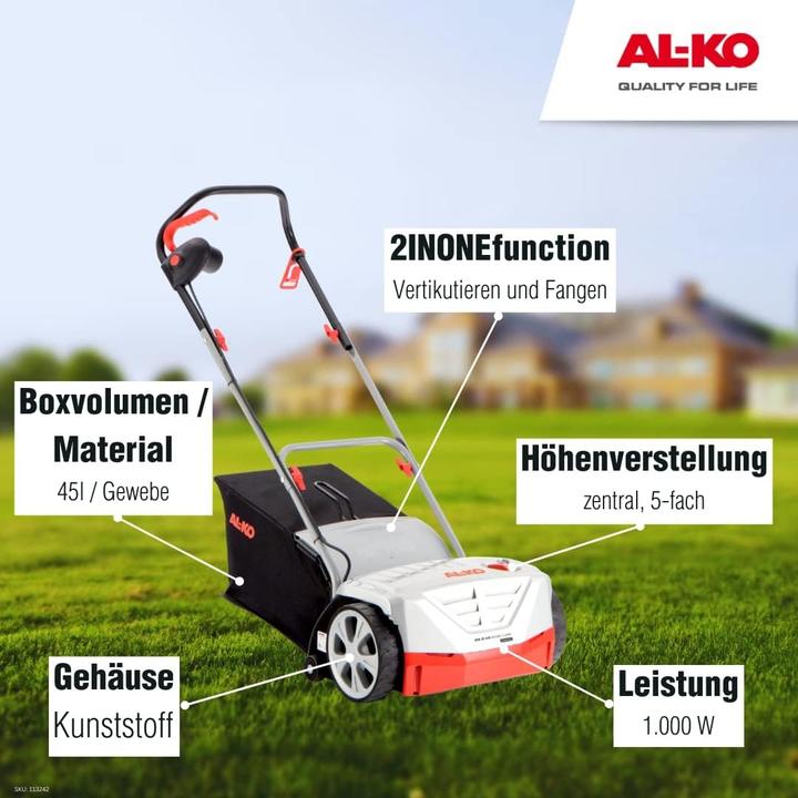 Actual product image AL-KO Elektro-Vertikutierer Basic Care 32.5 Ve Classic