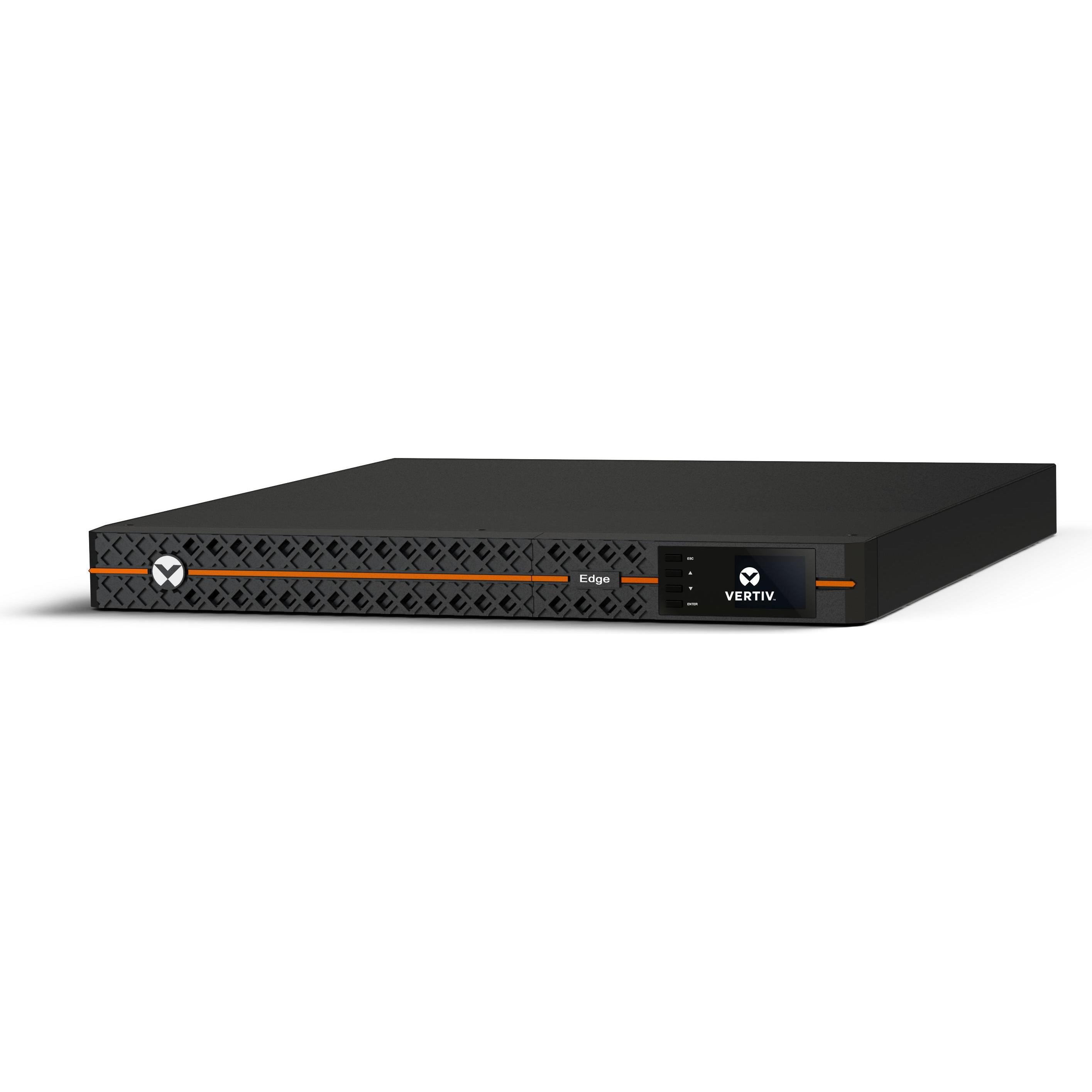 Vertiv EDGE UPS 500VA/450W 1U Rack IntelliSlot port (450 VA, 450 W, Line-Interaktiv USV), USV