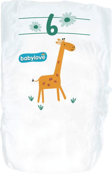 Actual product image dm babylove Premium-Windeln (Size 6, Pack, 32 Piece)
