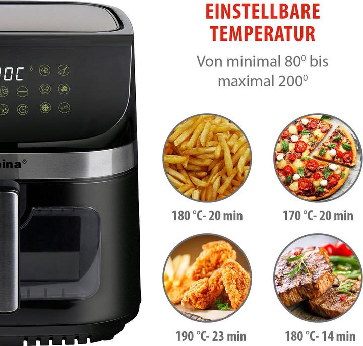 Image du produit alpina Heissluftfritteuse 9L 1800W
