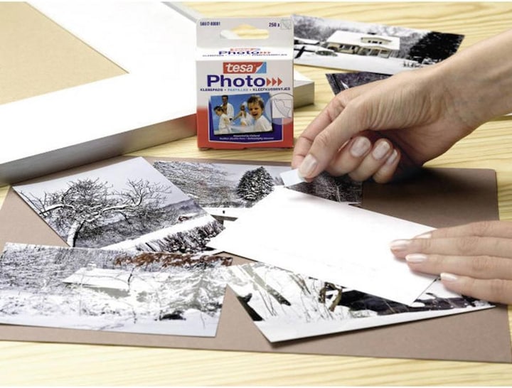 Produktbild tesa Foto Klebepads, selbstklebend, 500 Fotoecken