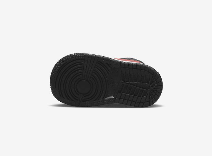 Produktbild Jordan 1 Mid Black Fire Red (TD) (18.5)