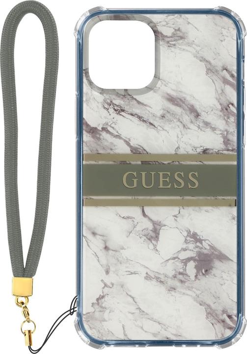 Productafbeelding Guess Hard Cover Marmeren Streep met Riem (Apple iPhone 13 Pro Max)