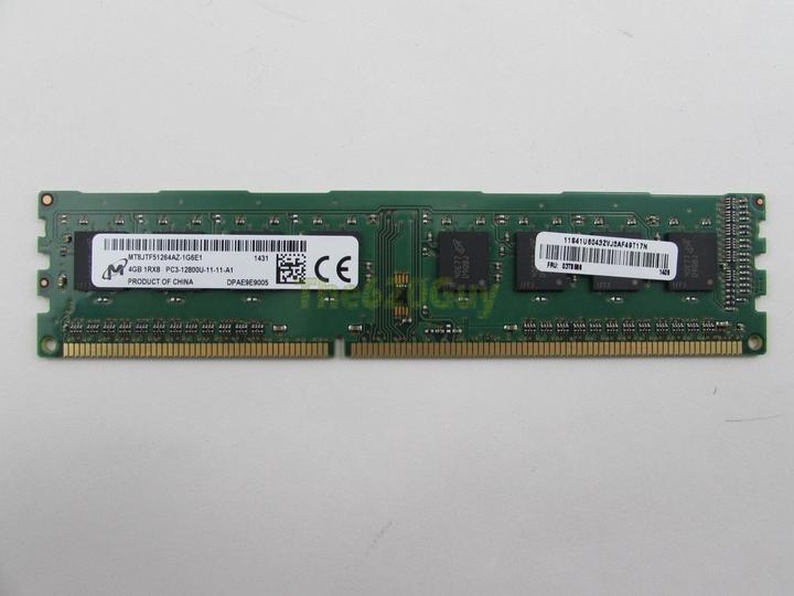 Produktbild Lenovo 4GB 1600MHz UDIMM DDR3 (1 x 4GB, 1600 MHz, DDR3-RAM)