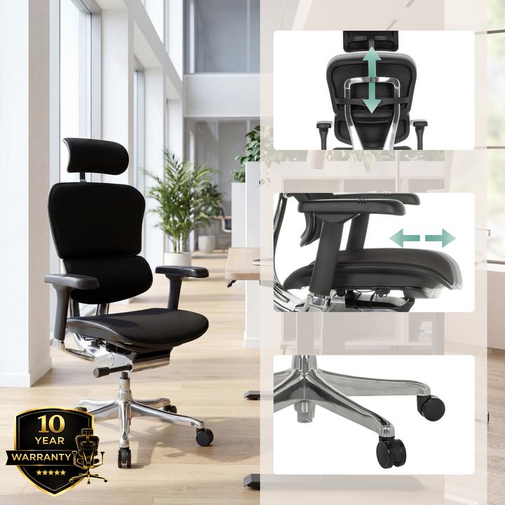 Actual product image Hjh Office Ergohuman Gen2 (45 - 56 cm)