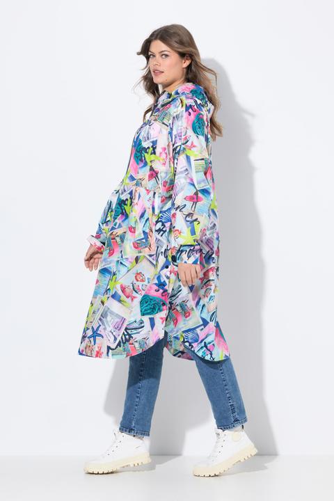 Produktbild Laurasøn Funktions-Regencape, Unisex, Print, Kapuze (One Size)