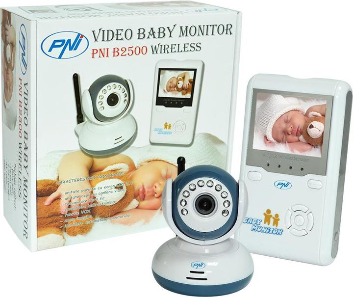 Actual product image PNI B2500 video baby monitor, 2.4 inch screen, wireless (Video & Audio)