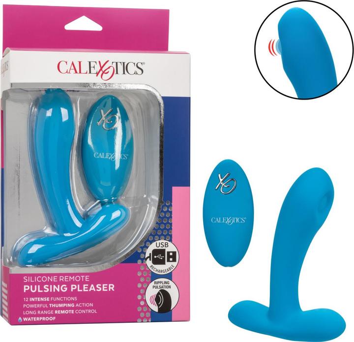 Actual product image CalExotics Silicone Remote Pulsing Pleaser