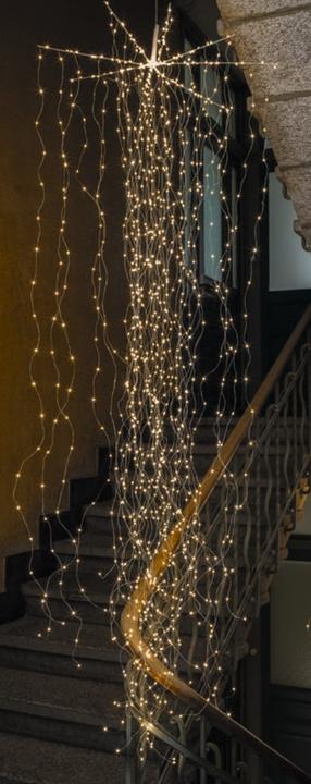 Actual product image Fascinating Lights Angel Waterfall 220 silver (2.20 m)