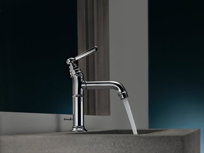 Actual product image Axor Montreux single lever washbasin mixer 100, pop-up waste, 142mm projection