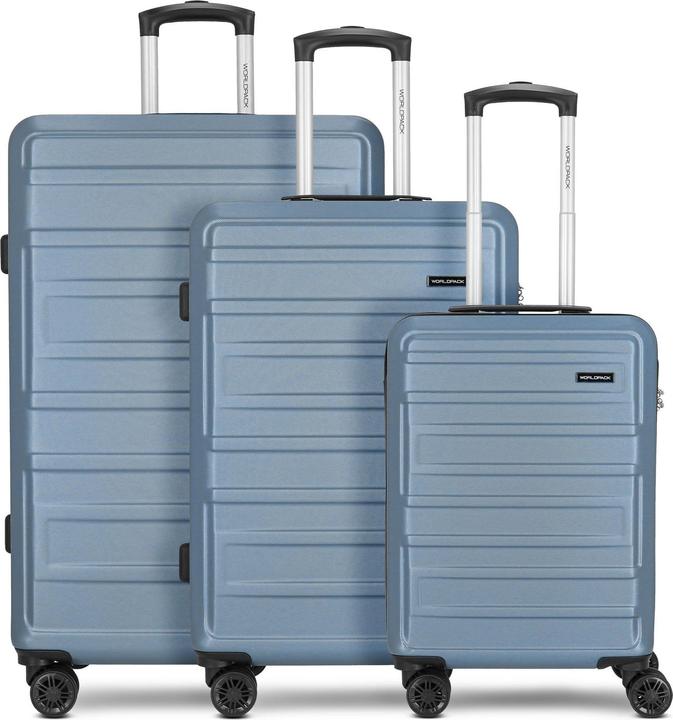 Produktbild Worldpack New York 2.0 4 Rollen Kofferset 3-teilig (197 l)