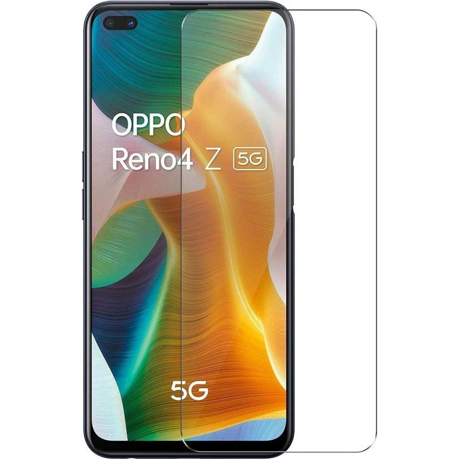 Screenguard Oppo Reno4 Z 5G Panzerglas Schutzfolie Case Friendly Design (1 Stück, Oppo Reno 4 Z 5G), Smartphone Schutzfo...