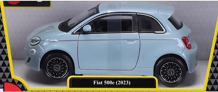 Image du produit Bburago Fiat 500e 1/24 bleu