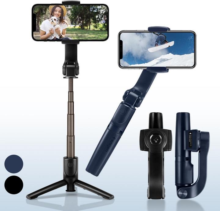 Actual product image Spigen S610W gimbal wireless Selfie Stick black