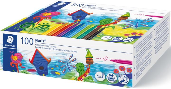 Image du produit Staedtler SET de classe de fibres Noris 326 avec 100 pièces en 10 couleurs triées (100x)