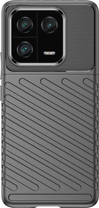 Actual product image Hurtel Thunder Case case for Xiaomi 13 Pro silicone armor case black (Xiaomi 13 Pro)
