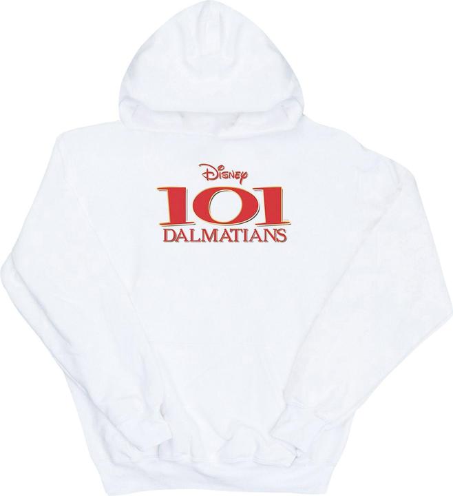 Disney 101 Dalmatians Logo Felpa con Cappuccio Uomo (L)