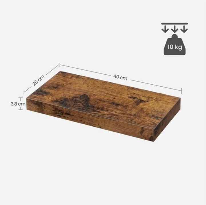 Immagine prodotto Songmics Wally (40 x 20 x 3,8 cm)