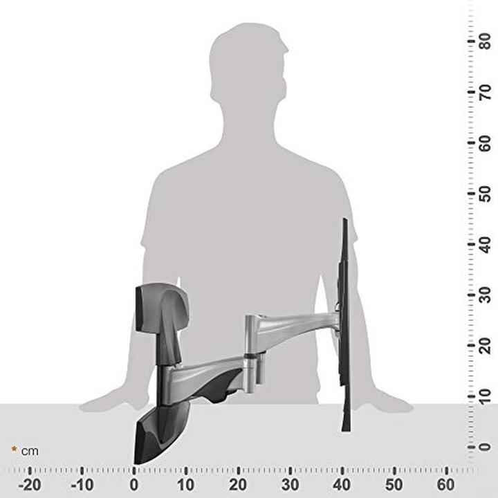 Produktbild Ricoo Universeller TV-Wandhalter schwenk- und neigbar mit VESA 400x400 mm (Wand, 65", 45 kg)