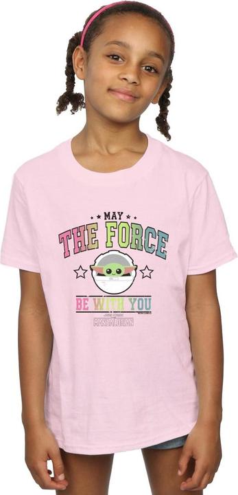 Produktbild Star Wars The Mandalorian The Force Collegiate TShirt Mädchen (128)