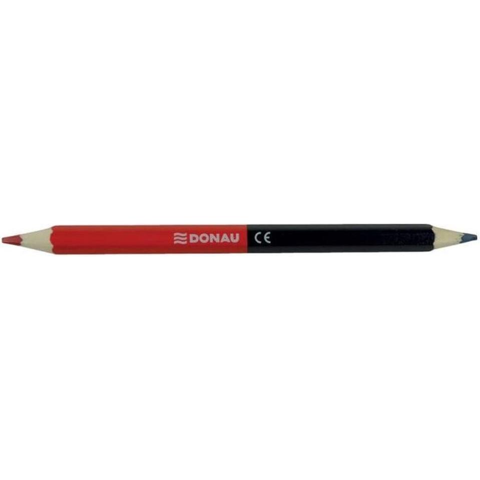 Thumbnail - Donau, Malstifte, Bürofarbstift (Rot/blau, 1 x)