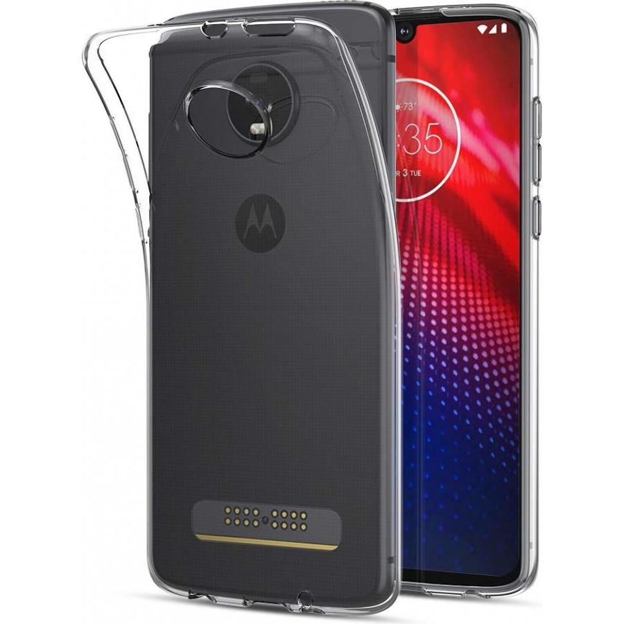 Thumbnail - Screenguard Motorola Moto Z4 Flexible TPU Clear Case (Motorola Moto Z4), Smartphone Hülle, Transparent