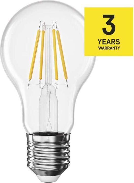 Produktbild Emos LED Lampe Filament A60 / E27 / 3,4 W (40 W) / 470 lm / Neutral Weiss (E27, 3.40 W, 470 lm, 1 x, D)