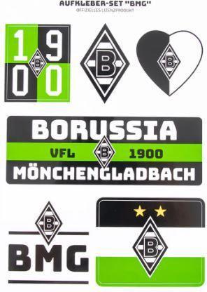 Energie-Label Borussia Mönchengladbach Borussia M'Gladbach Aufkleber-Set "BMG"
