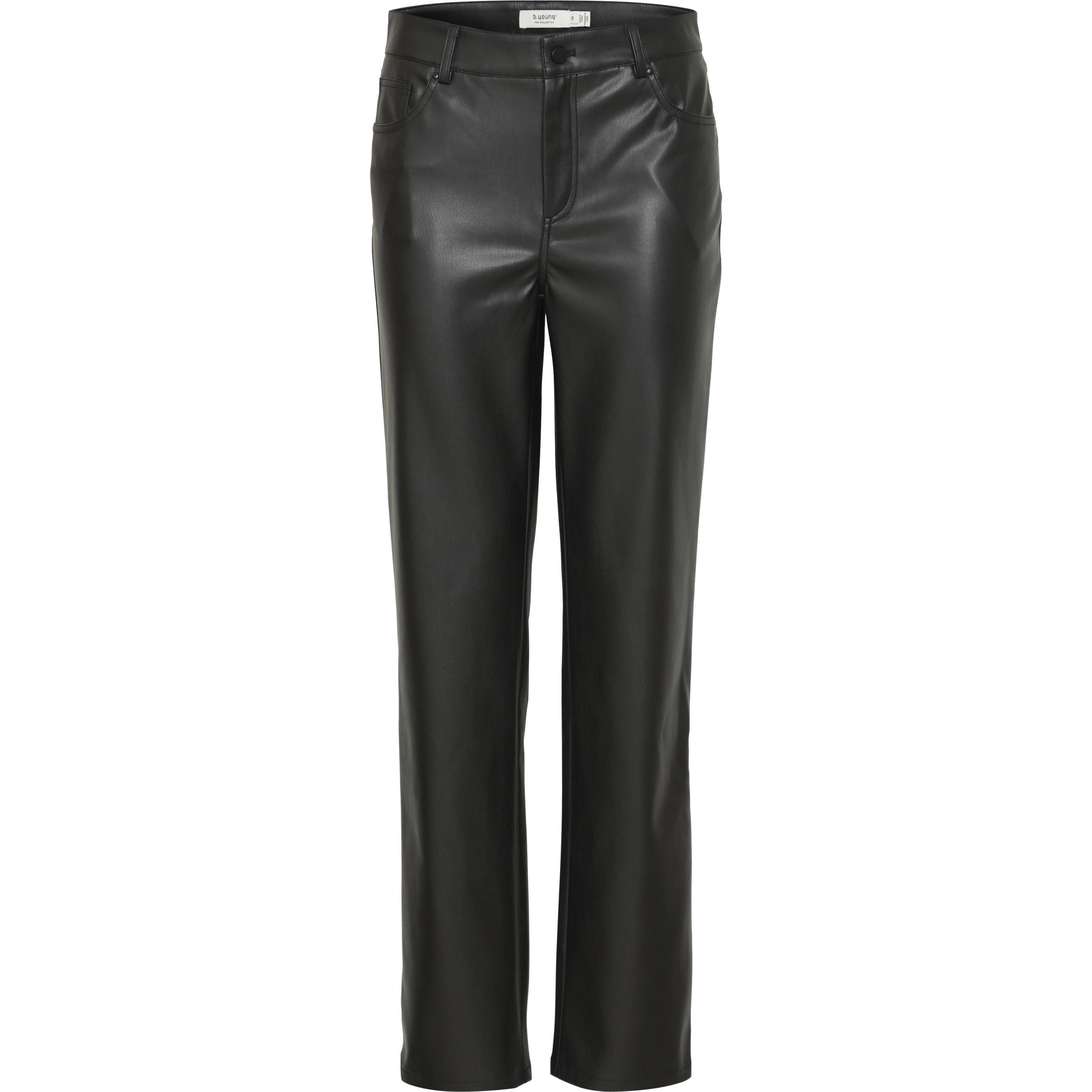 B.young, Damen, Hosen, gerade geschnittene hose dafany, Schwarz, (38)