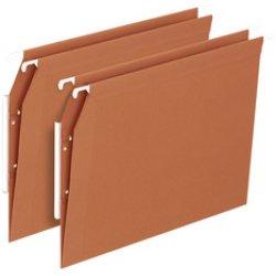 Actual product image Elba Dossiers suspendus DEFI FLEX, pour armoire, fond 30 mm orange, carton kraft 230 g/m2, entr'axe: 330