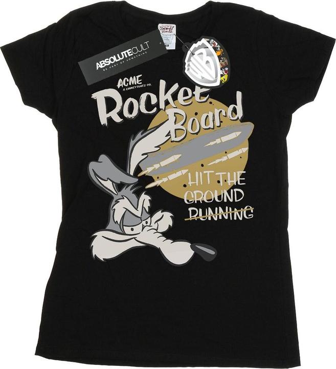 Image du produit Looney Tunes - T-shirt WILE E COYOTE ROCKET BOARD - Femme (L)