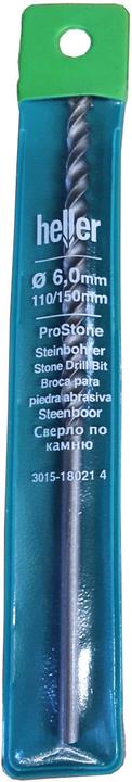Produktbild Heller Stein-Spiralbohrer 6 mm 18021 (6 mm)