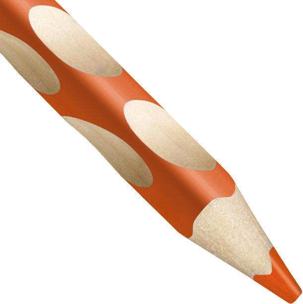 Actual product image STABILO EASYcolors ergonomic coloured pencil for left-handers (Orange, 1 x)