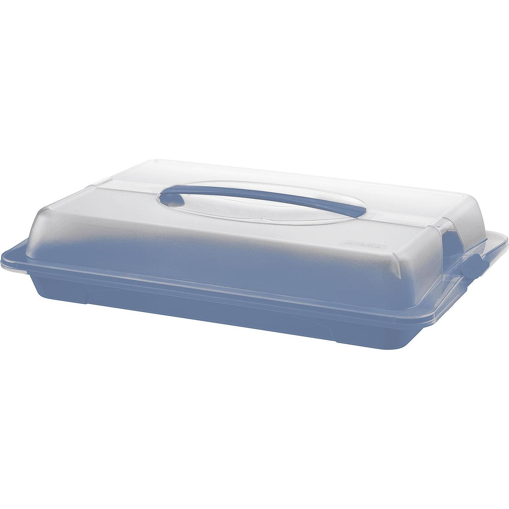 Rotho Partybutler John, Kuchentransportbox, Blau