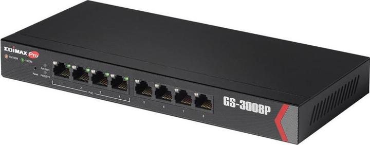 Productafbeelding Edimax Pro GS-3008P: 8-poorts GE PoE+ schakelaar (8 ports)