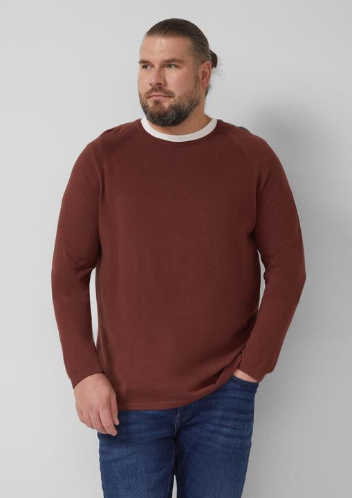 Image du produit s.Oliver Strickpullover Raglanpullover aus reiner Baumwolle (3XL)