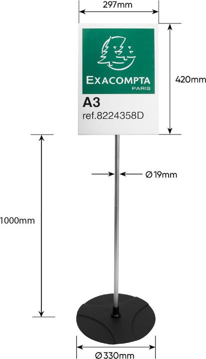 Produktbild Exacompta Bodenständer (A3)