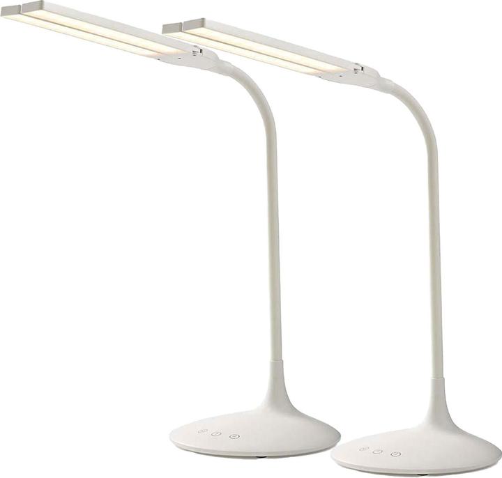 Produktbild Nedis 2er-Set LED-Schreibtischlampe, Dimmbar (280 lm)