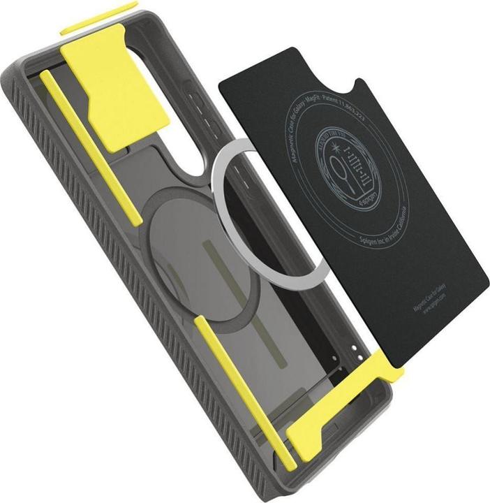 Image du produit Spigen Rugged Armor Mag MagSafe Hülle für Samsung Galaxy S25 – grau (Samsung Galaxy S25 Ultra)