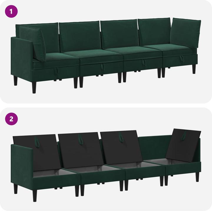 Produktbild vidaXL Wohnzimmergarnitur (280 x 70 x 82 cm)