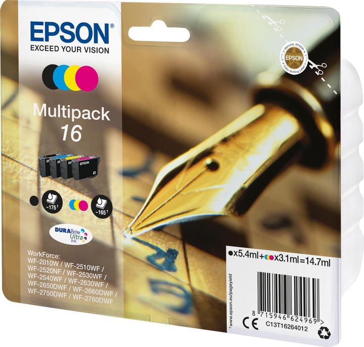 Produktbild Epson Ink Cartridge Black/Colour 16 (M, C, Y, BK)