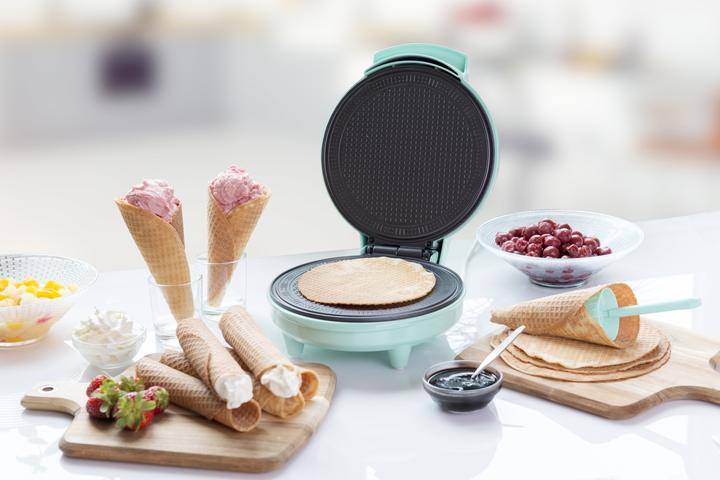 Image du produit Bestron AWCM700 Gaufrier 1 gaufre(s) Couleur menthe