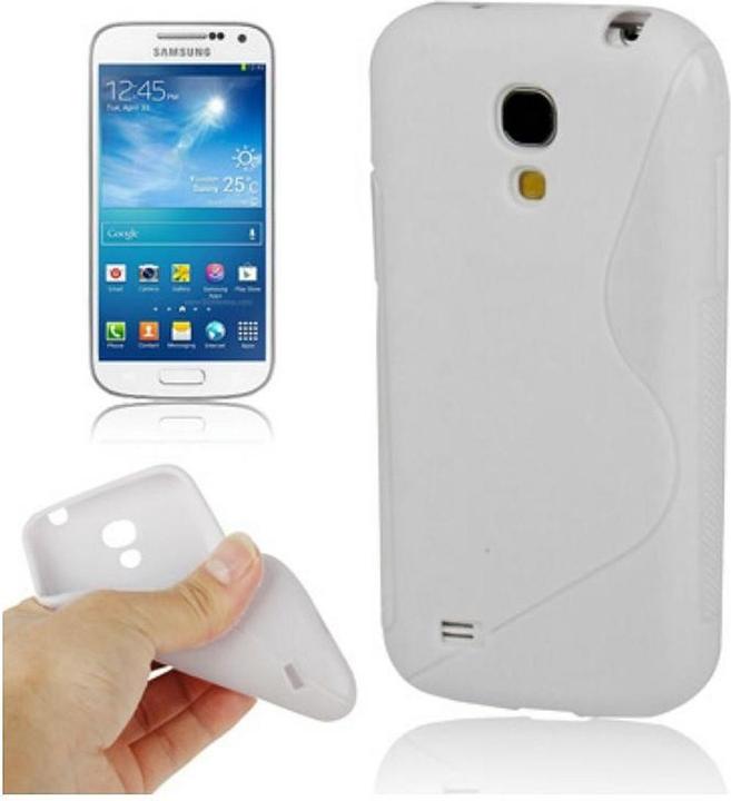 Produktbild König Design Schutzhülle S Curve TPU Case für Handy Samsung Galaxy S4 mini i9190 weiss (Samsung Galaxy S4 mini)