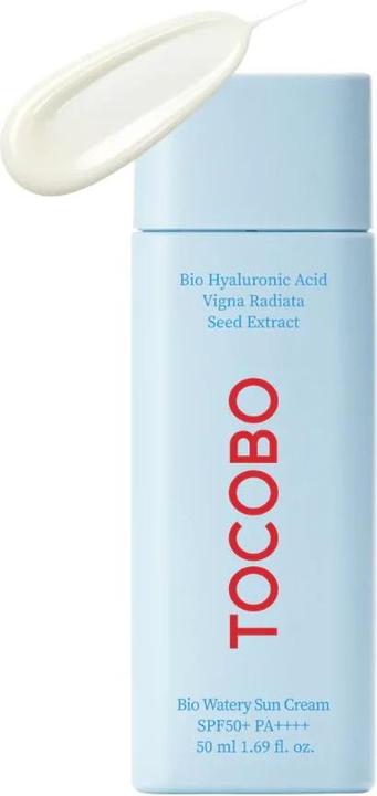 Productafbeelding Tocobo Bio Watery (Zonnecrème gezicht, SPF 50+, 50 ml, 50 g)