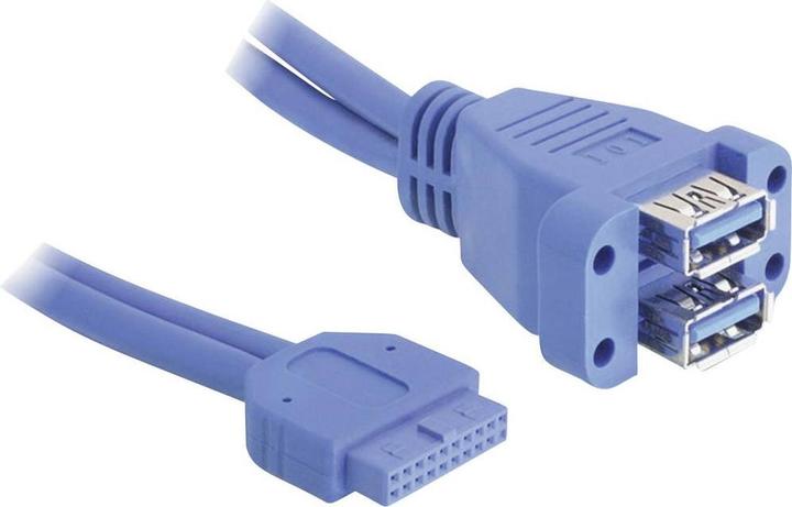 Actual product image Delock 82942 USB 3.0 pin header socket (0.45 m)