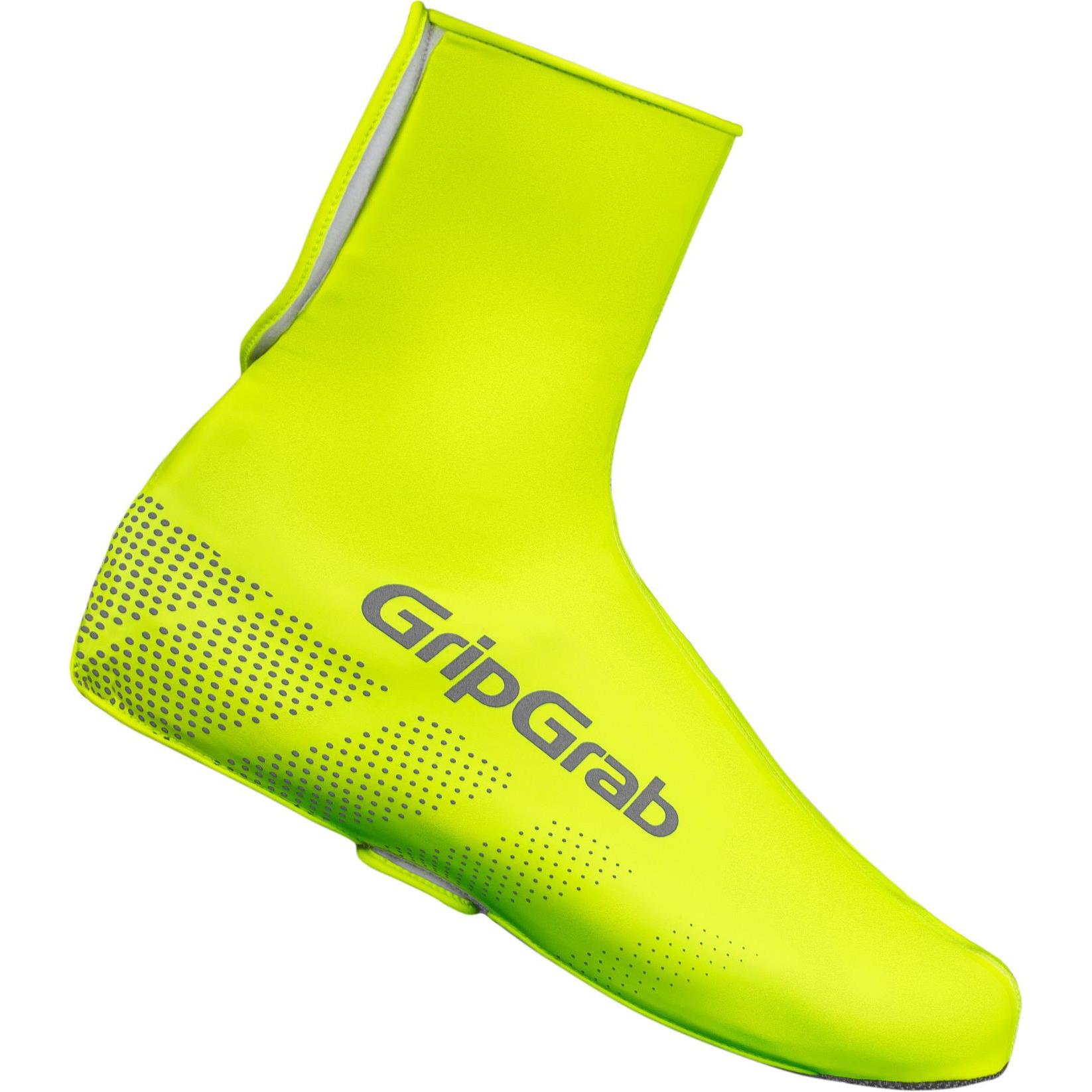 GripGrab, Unisex, Copriscarpe ciclismo, Copriscarpe Ride Waterproof Hi-Vis (L), Verde