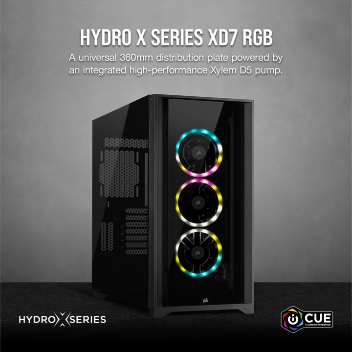 Actual product image Corsair Hydro X Series XD7 RGB Pump/Reservoir Combo