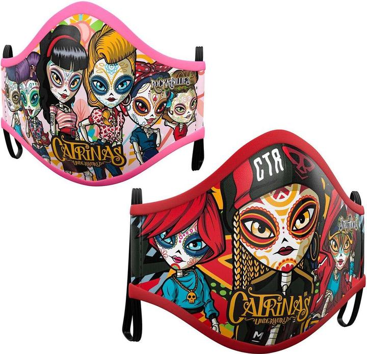 Actual product image My Other Me Hygienic mask Catrinas 2 pieces Catrina (2 x)