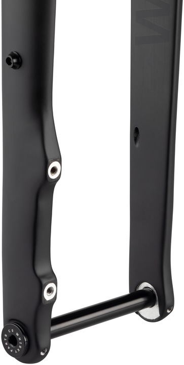 Actual product image Whisky No.9 MCX carbon fork, 700C/650B, 28.6-40, 50mm, 415mm, 100x12mm, flat mount disc, matte blue