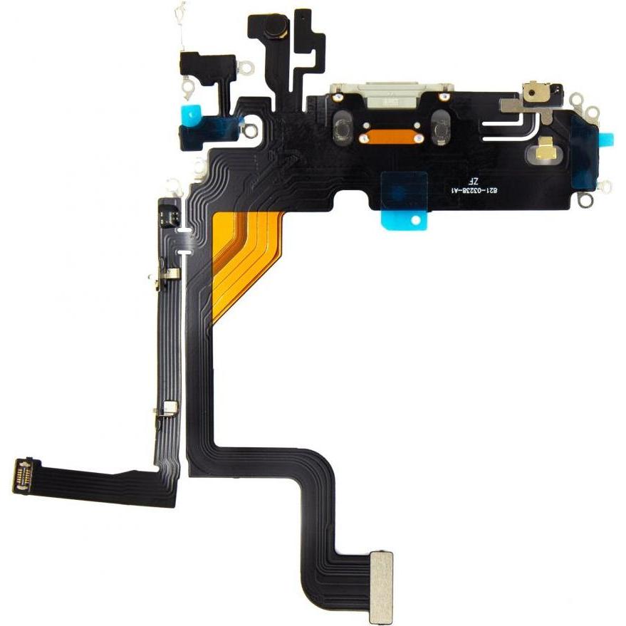 - iPhone 13 Pro Flex Cable with Charging Connector Silver (iPhone 13 Pro), Mobilgerät Ersatzteile, Silber